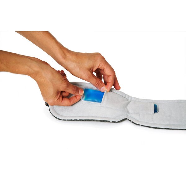 Inserting Gel Pads into Eye Mask